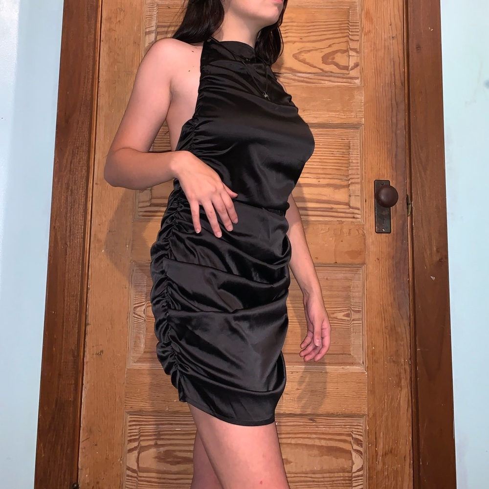 ruched dress